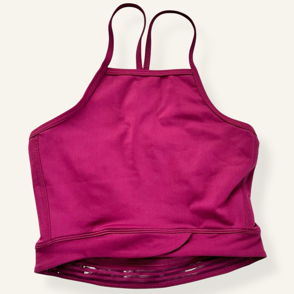 Free People Movement In The Saddle Cami Tank Bra | Mulberry | Size XS | NWOT - Picture 2 of 7